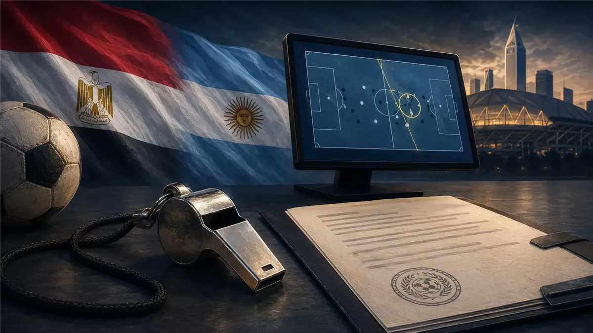 الاتحاد المصري لكرة القدم يقدم شكوى بشأن قرارات VAR - Illustration