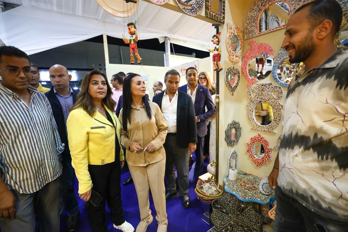 وزيرة التضامن تفتتح معرض ديارنا في مارينا 4