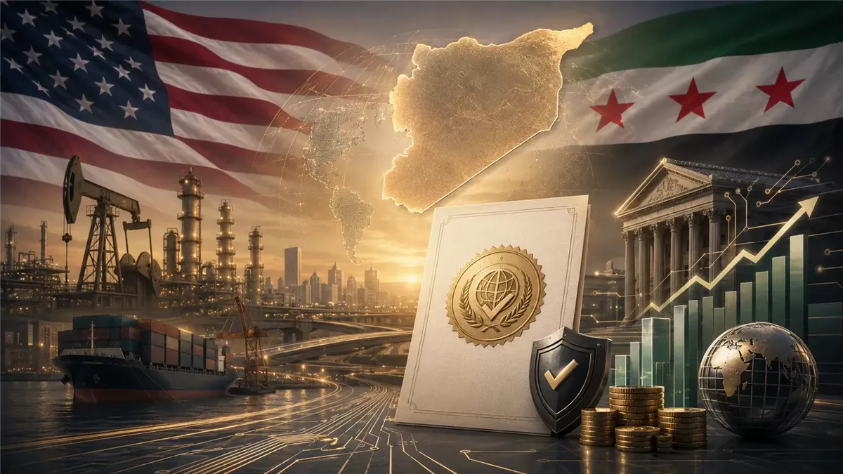 أمريكا تمهد لإنهاء عزلة سوريا - Illustration
