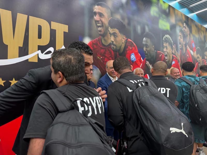 جوهر نبيل يستقبل بعثة منتخب مصر