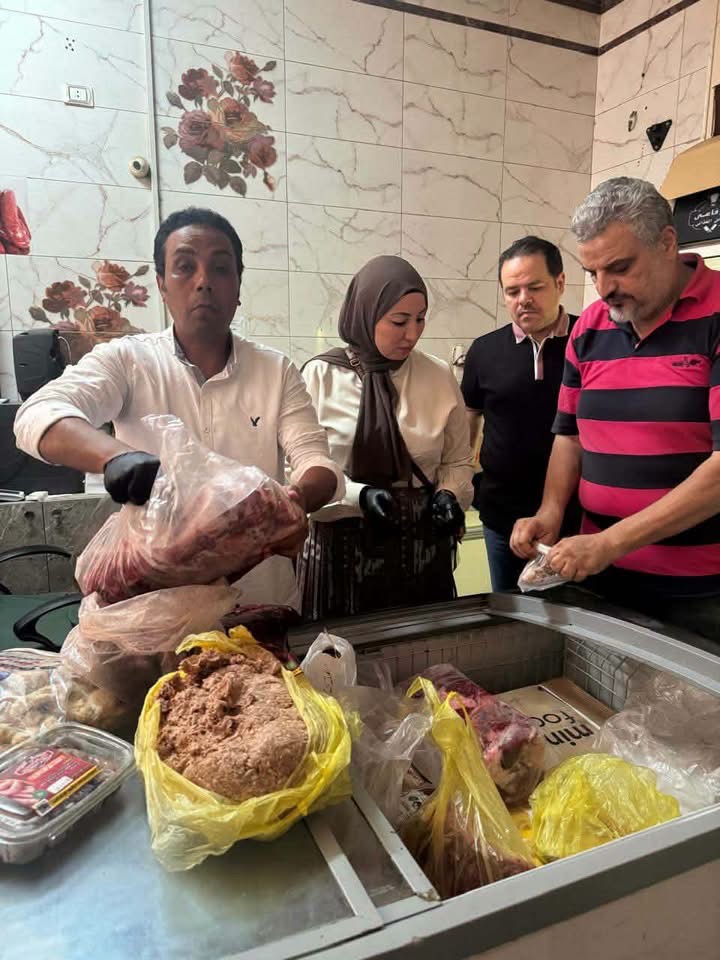 تحرير محضرين لـ170 كجم لحوم ومصنعات غير صالحة بالمنصورة