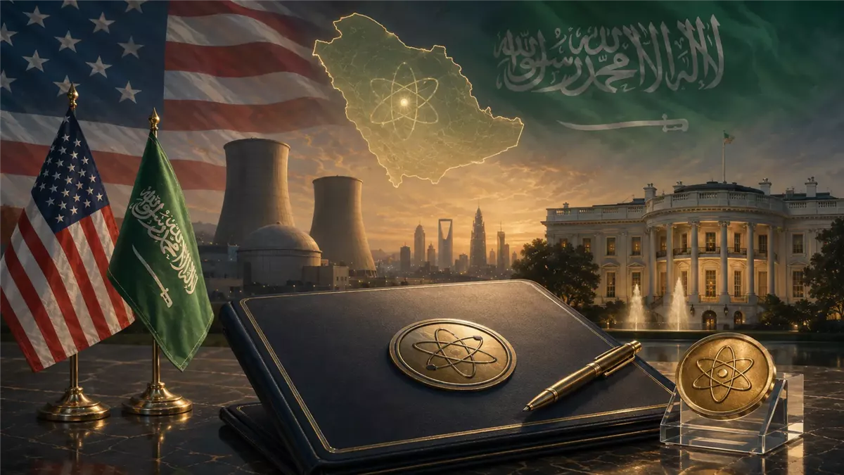إدارة ترامب تدفع باتفاقية 123 مع المملكة العربية السعودية - Illustration