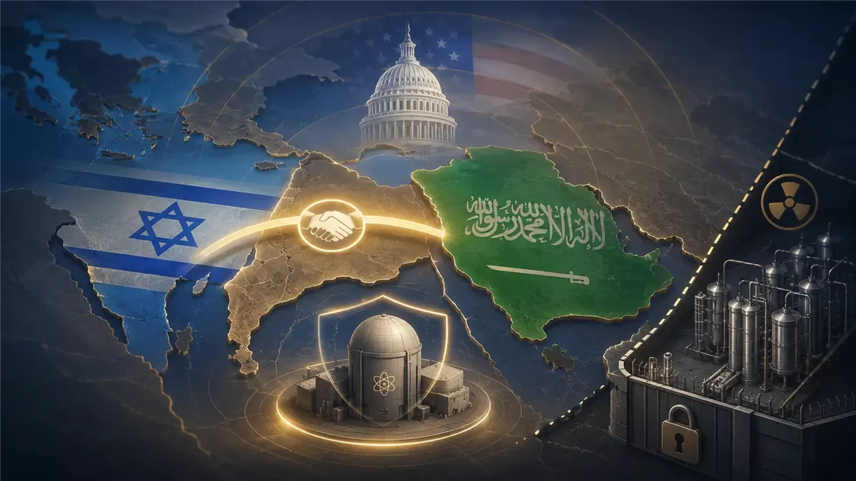 ترامب يربط الاتفاق النووي السعودي باتفاقيات إبراهيم - Illustration