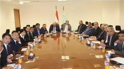 وزير الزراعة يستقبل الجامعة الصينية للعلوم الزراعية