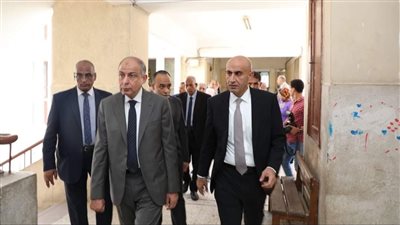 وزير التعليم ومحافظ المنيا يتفقدان مدرسة الشهيد المقدم محمد وحيد حبشي 