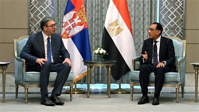مدبولي يستقبل رئيس جمهورية صربيا بمقر الحكومة بالعاصمة الإدارية الجديدة