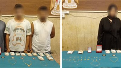 ضبط تشكيل عصابي مكوّن من 6 أشخاص بينهم سيدتان متورطون بسرقة المنازل والمدارس بالقاهرة