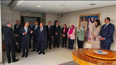 وزير الخارجية يتفقد السفارة المصرية في عَمان