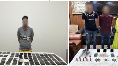 سقوط 7 عناصر إجرامية بحوزتهم كميات من المخدرات وأسلحة فى قنا والجيزة والدقهلية