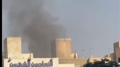 الحماية المدنية تكافح لأخماد حريق هائل نشب في معرض النساجون الشرقيون بمنطقة المعادي
