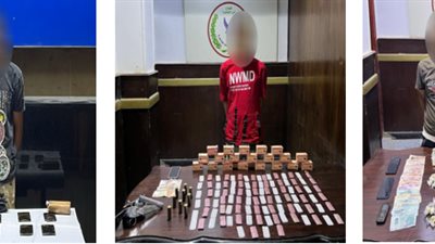  القبض على 16 شخصا بينهم سيدتان وبحوزتهم  مخدرات ثمنها 5 مليون جنية بالقاهرة 