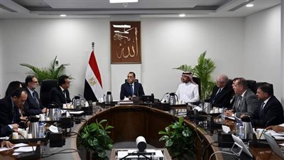 رئيس الوزراء يلتقي مسئولي شركة 