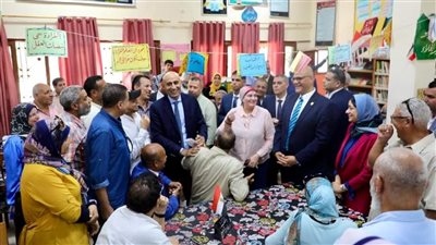 وزير التعليم ومحافظ القليوبية يتفقدان مباني مدرسة ابن خلدون الابتدائية ومدرسة الشيماء الثانوية بنات بمدينة بنها