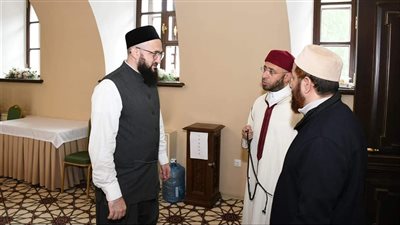 وزير الأوقاف يزور رئيس الإدارة الدينية لمسلمي جمهورية تتارستان ومفتي الجمهورية