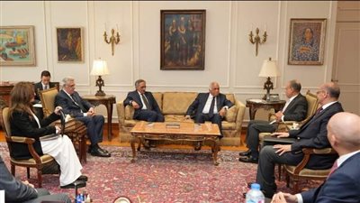 وزير الخارجية والهجرة يستقبل وفد غرفة التجارة الأمريكية بمصر