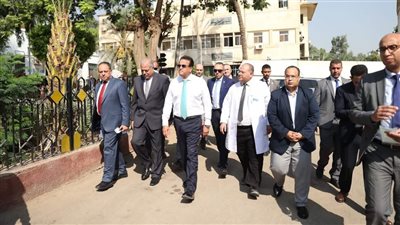 وزير الصحة يتفقد مستشفى صدر العباسية ويوجه بإنهاء التطوير وتحسين الخدمات الصحية