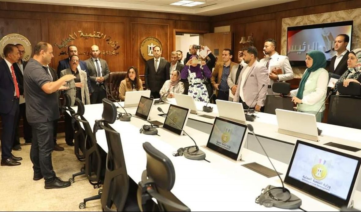خلال تفقد مركز السيطرة