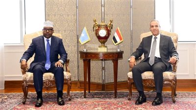 وزير الخارجية يستقبل نظيره الصومالي 
