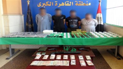 ضبط 16 عنصرا إجراميا بحوزتهم مواد مخدرة وأسلحة بـ 16 مليون جنيه قبل ترويجها بـ 4 محافظات