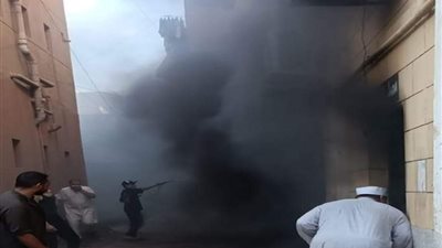 “الأمن يطمئن: لا إصابات بشرية في حريق مسجد الفاروق بالجيزة”