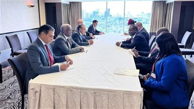 “عبدالعاطي” يلتقى مع وزير العلاقات الدولية والتعاون لناميبيا على هامش مؤتمر التيكاد