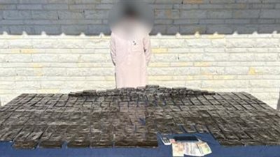  ضبط تاجر مخدرات في مطروح بحوزته 325 طربة حشيش