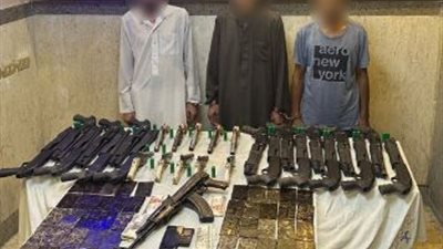 القبض على تشكيل عصابي في البحيرة بحوزته ترسانة من الأسلحة والمخدرات