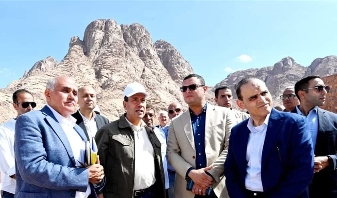 أثناء تفقد مشروع