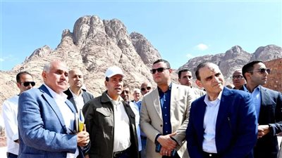 وزير الإسكان يتفقد مشروع تطوير موقع التجلي الأعظم بسانت كاترين
