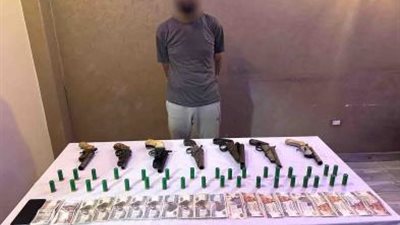 الأمن بالمنوفية والمنيا وأسوان يكشف عن شبكة أسلحة غير مرخصة ويضبط ورشة تصنيع