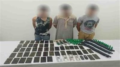 القبض على عصابتين مسلحتين بتجارة المخدرات في القليوبية والبحيرة