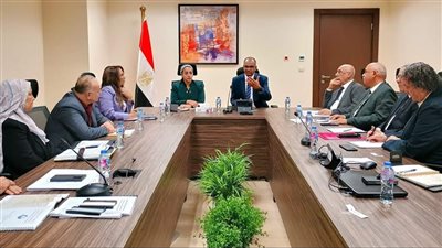 نائبا وزير الإسكان ومحافظ جنوب سيناء يناقشان خطة إعادة تأهيل ورفع كفاءة محطة معالجة الصرف الصحي بمدينة دهب