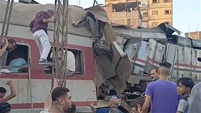 خروج جميع مصابي حادث قطاري الزقازيق من المستشفيات باستثناء 8 حالات تحت الملاحظة