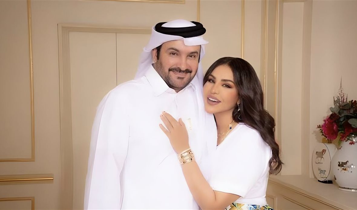 أحلام الشامسي وزوجها