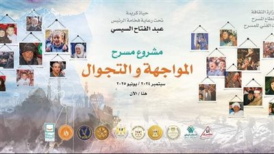  انطلاق المرحلة الخامسة من مشروع مسرح “المواجهة والتجوال” غدًا من قنا تحت رعاية وزير الثقافة