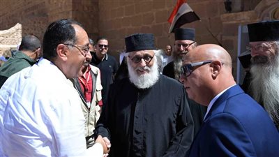 رئيس الوزراء يزور دير سانت كاترين