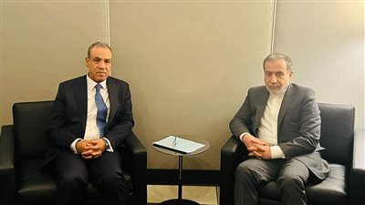 وزير الخارجية يلتقي نظيره الإيراني