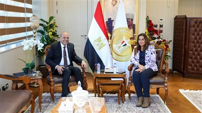 وزيرة التنمية المحلية تبحث مع وزير العمل التعاون في تنفيذ أهداف المبادرة الرئاسية 