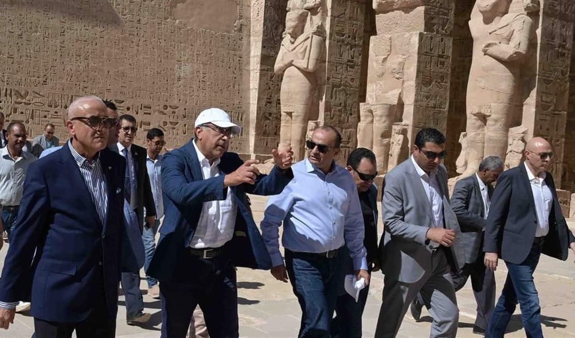 خلال تفقد معبد هابو