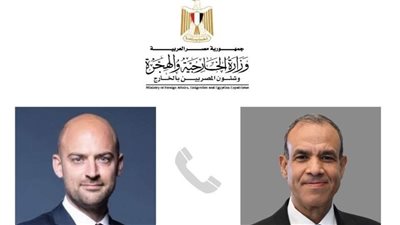 وزير الخارجية يجرى اتصالاً هاتفياً مع نظيره الفرنسي 