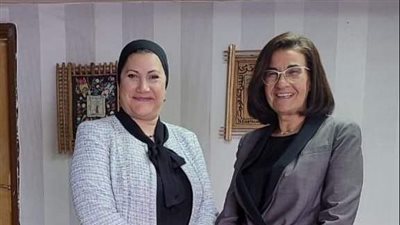 رئيسة المجلس القومي للطفولة تستقبل المدير التنفيذي لمؤسسة 