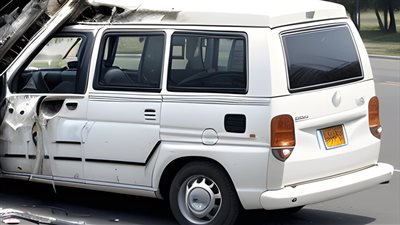 حادث انقلاب ميكروباص يسفر عن 10 إصابات في الزقازيق