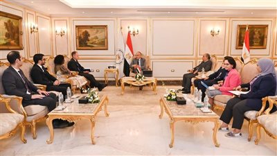 وزير الري يلتقي مدير عام المعهد الدولي لإدارة المياه IWMI