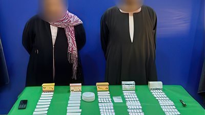 ضبط شخص بحوزته 18 ألف قرص ترامادول في مطار القاهرة