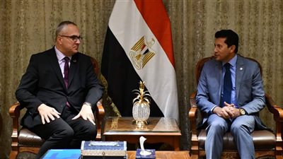 وزير الرياضة يستقبل مساعد الأمين العام للأمم المتحدة في إطار استضافة مصر لمنتدى التنمية الحضرية WUF12