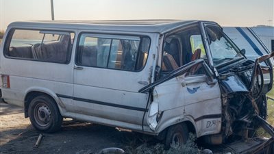 انقلاب ميكروباص على الطريق الدولي الساحلي بكفر الشيخ يسفر عن إصابة 13 شخصًا