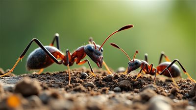 النمل: كائنات صغيرة تكشف أسرار العمل الجماعي والانضباط
