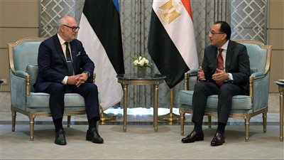 رئيس الوزراء المصري ونظيره الإستوني يبحثان تعزيز التعاون الثنائي بمختلف المجالات