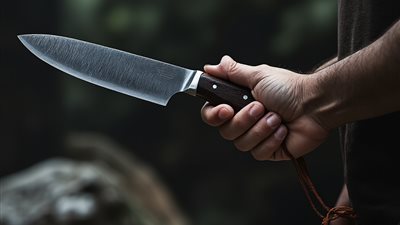 عامل يقيد حماته ويمزق جسد ابنتها  بسكين ومطواة بالمنيرة الغربية