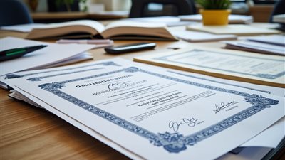 ضبط تشكيل عصابي يزوير المحررات الرسمية في الدقهلية